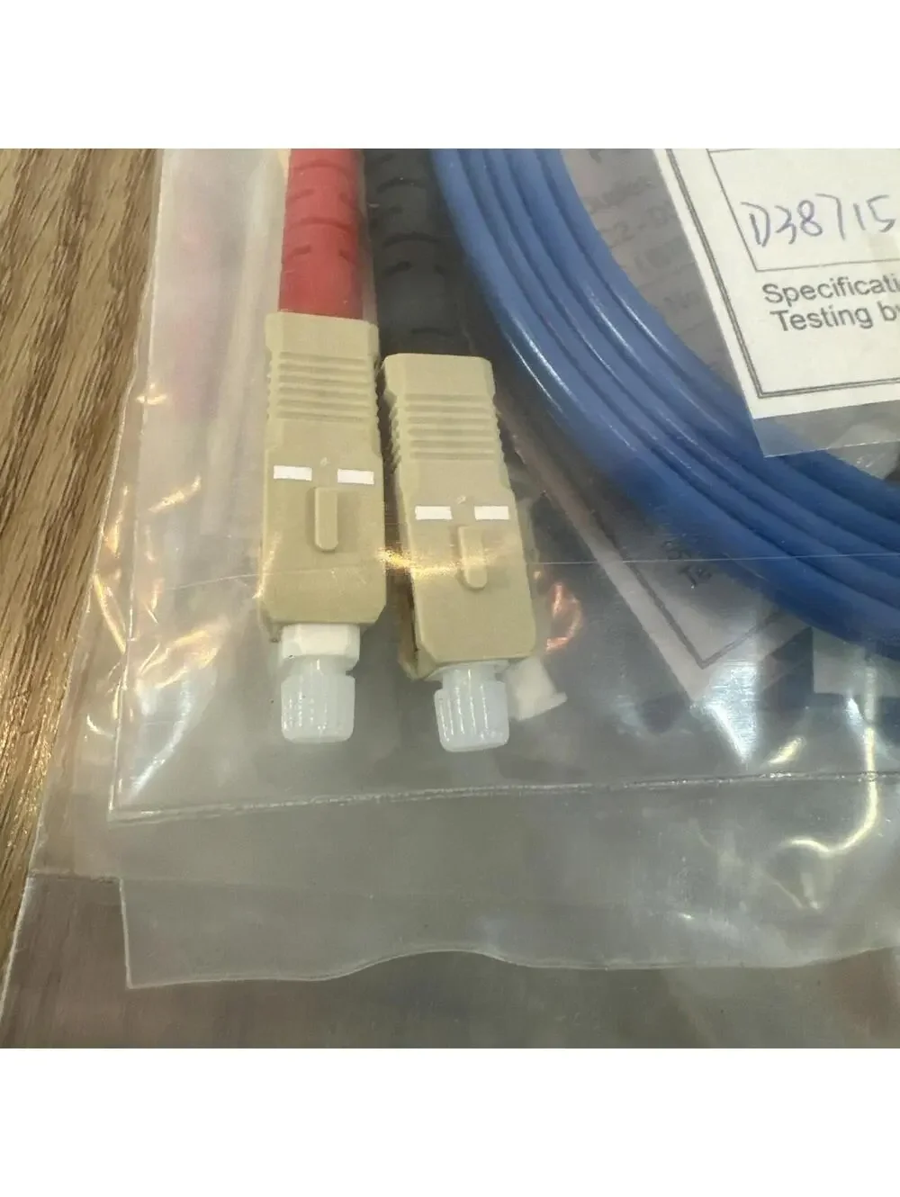 Lot of 22 Allen Tel GBLC2-D3-01 Duplex MM 50/125 Fiber Optic Patchcord Cable!